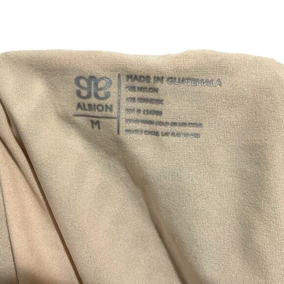 ALBION Pana Stripe Sprinter Shorts Panty Lined Size Medium - Picture 10 of 10